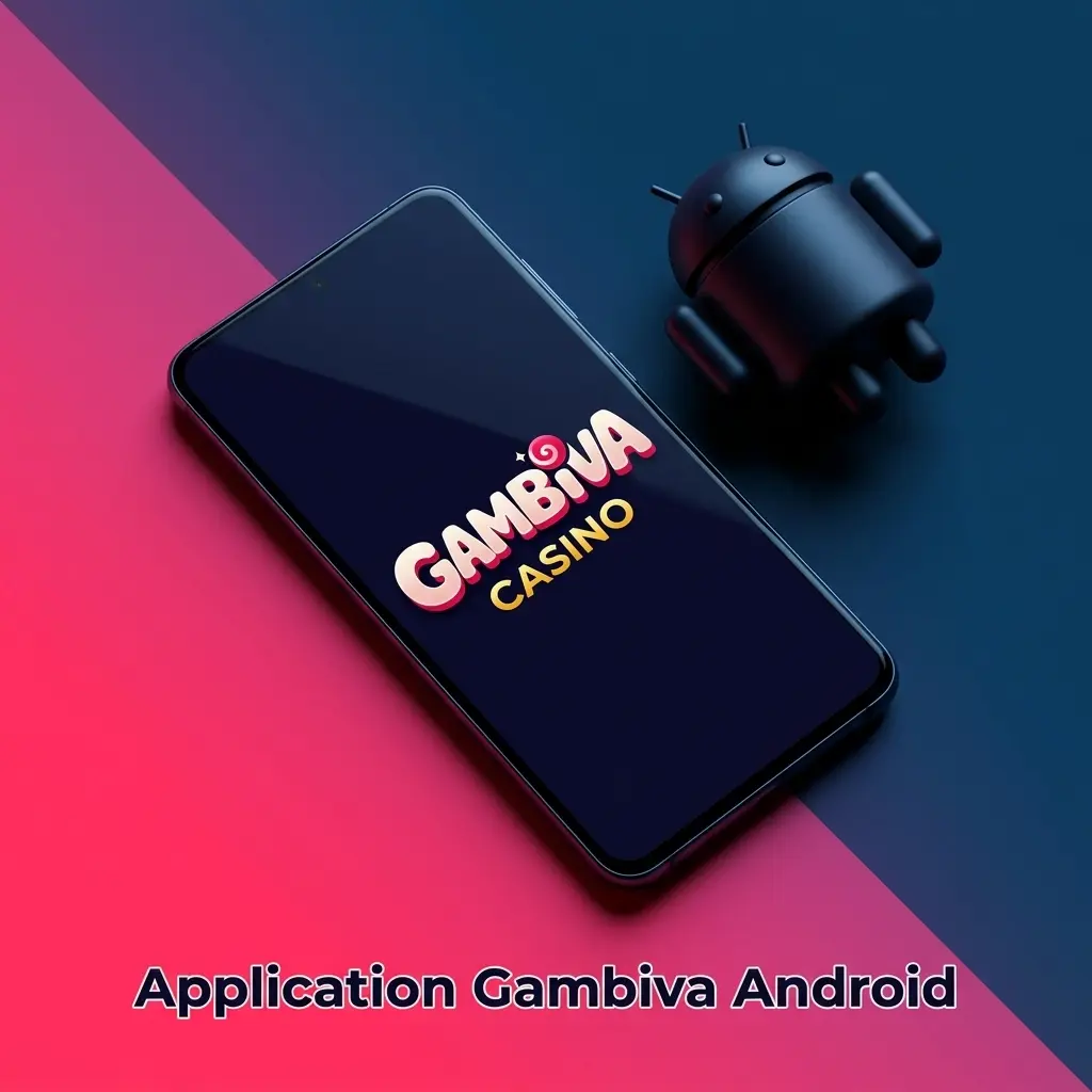 Application mobile Gambiva Android pour parier et jouer au casino sur smartphone ou tablette