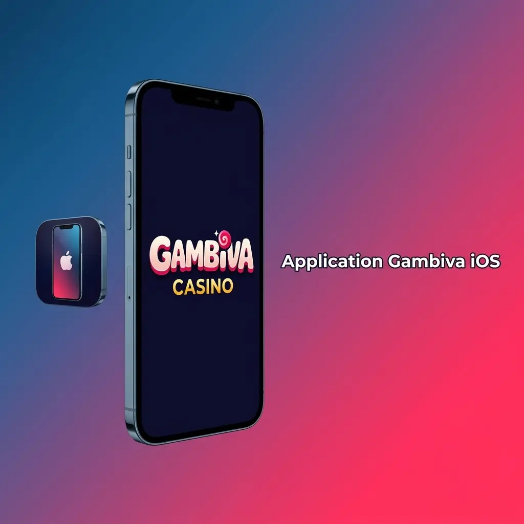 Application Gambiva iOS gratuite pour iPhone et iPad avec paris sportifs, casino en direct et gestion des paiements