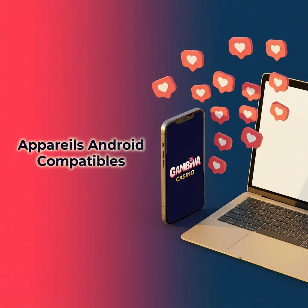 Appareils Android compatibles avec l'application Gambiva en France, incluant Samsung, Xiaomi, Google Pixel et OnePlus