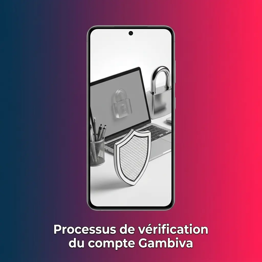 Processus de vérification KYC du compte Gambiva avec documents d'identité et justificatif de domicile requis