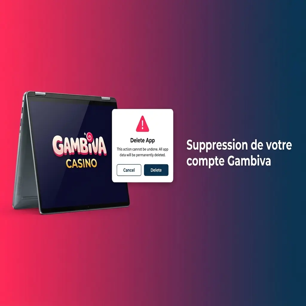 Suppression définitive d'un compte Gambiva via les paramètres ou le service client pour auto-exclusion ou raisons personnelles